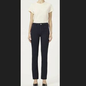 DL 1961 Coco Curvy Mid Rise Straight Jeans in Flatiron